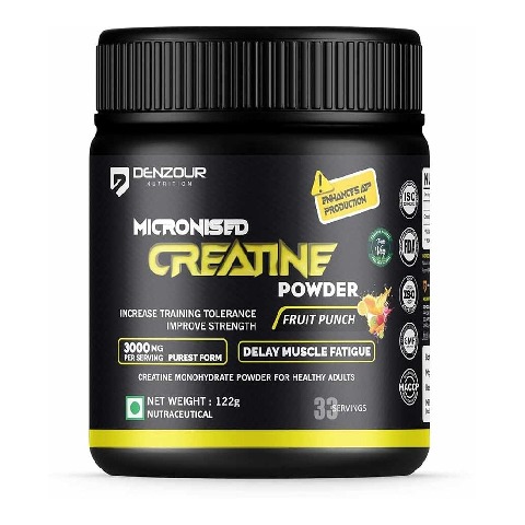 1 - Denzour Nutrition Micronised Creatine Powder,  Fruit Punch  0.27 lb 