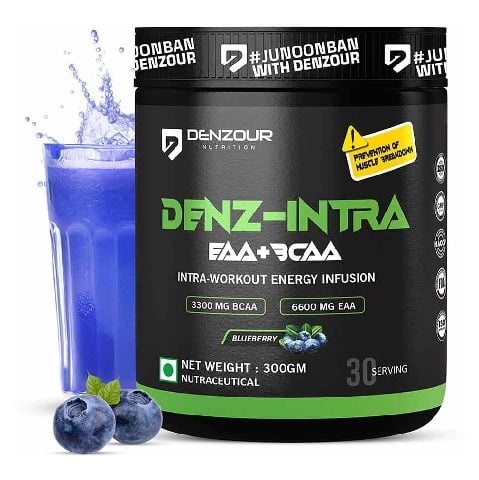 1 - Denzour Nutrition Denz-Intra BCAA+EAA,  Blueberry  0.66 lb  30 Servings 