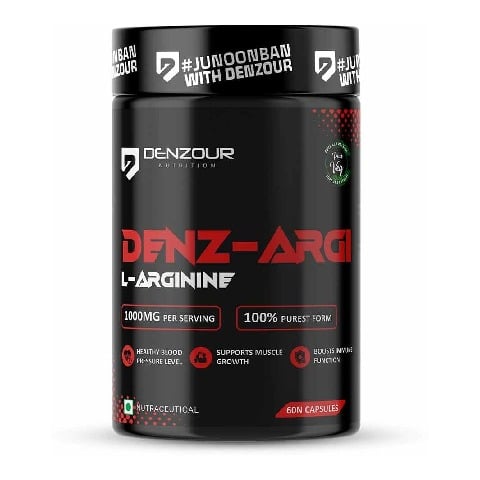 1 - Denzour Nutrition Denz-Argi L-Arginine 1000mg, 60 capsules