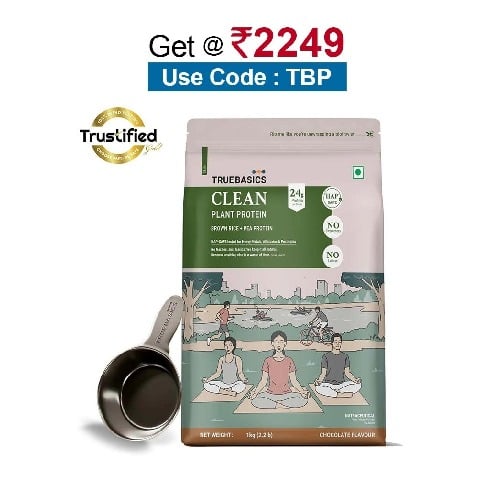 TrueBasics Clean Plant Protein, 2.2 lb Chocolate