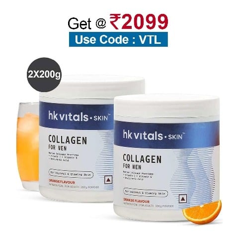 HK Vitals HK Vitals Collagen for Men, 400 g Orange