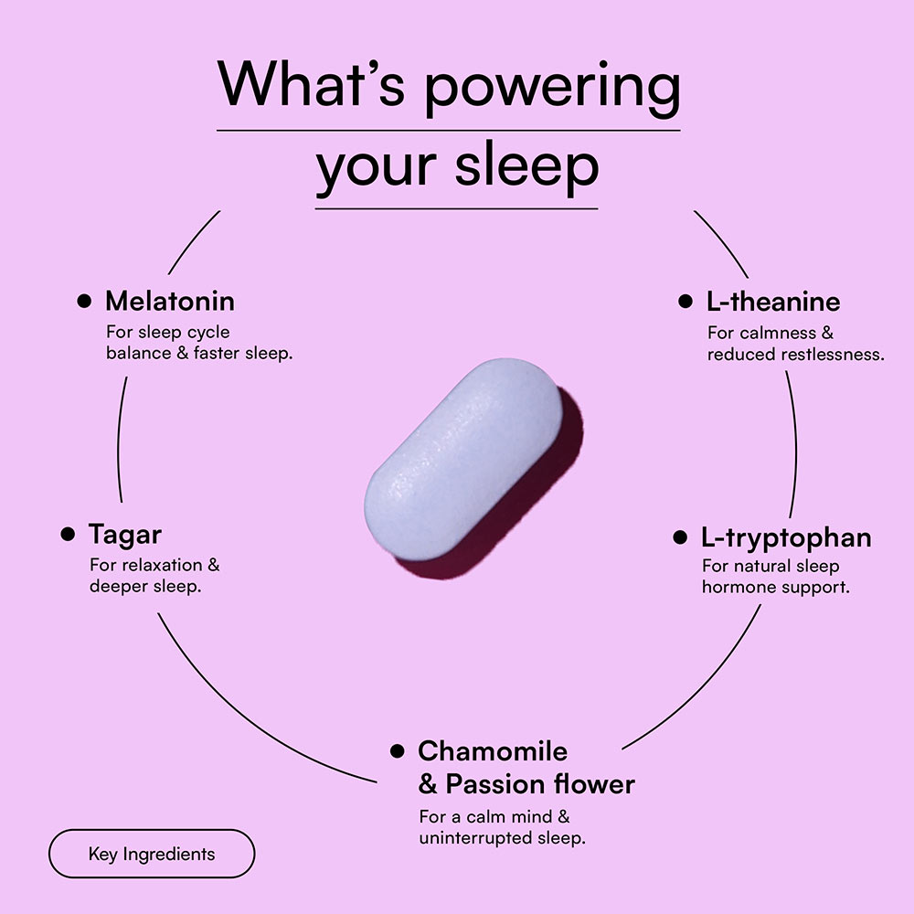 5 - HK Vitals Melatonin + Tagar,  60 tablet(s)