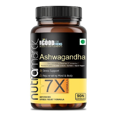1 - NutraMarck Ashwagandha 7X,  90 capsules 