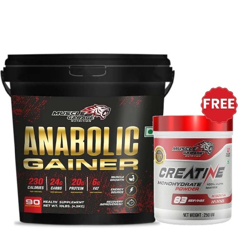 Muscle Garage Anabolic Gainer, 5.95 lb Choco Caramel