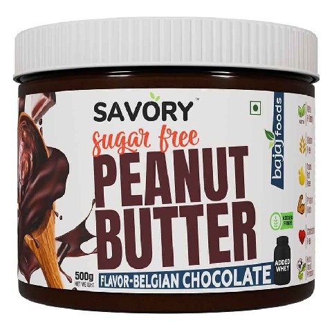 1 - Savory Sugar Free Peanut Butter, 500 g Belgian Chocolate