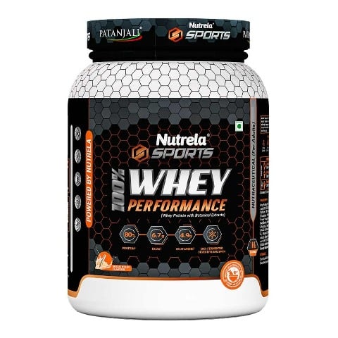 1 - Nutrela Sports Patanjali 100% Whey Performance, 2.2 lb Malai Kulfi