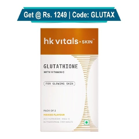 HealthKart HK Vitals Glutathione Effervescent, Mango 30 tablet(s)