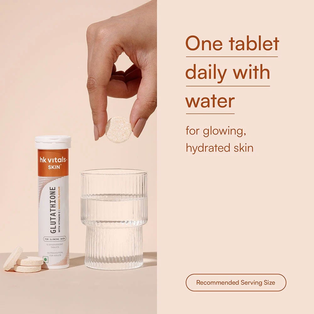 1 - HK Vitals Glutathione Effervescent with Vitamin C,  Mango  30 tablet(s) 