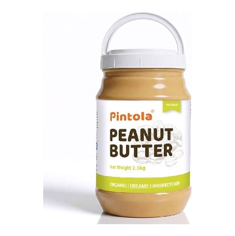 1 - Pintola Organic Peanut Butter, 2.5 kg Creamy