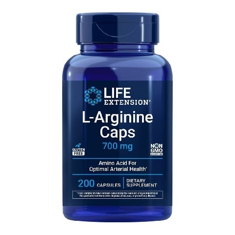 1 - Life Extension L-Arginine 700 mg,  200 capsules 