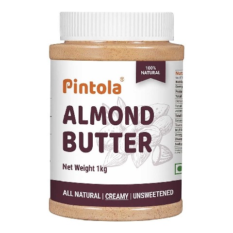 1 - Pintola All Natural Almond Butter, Creamy 1 kg