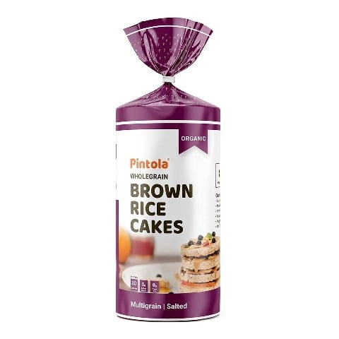 1 - Pintola Wholegrain Brown Rice Cakes,  Multigrain Salted  130 g 