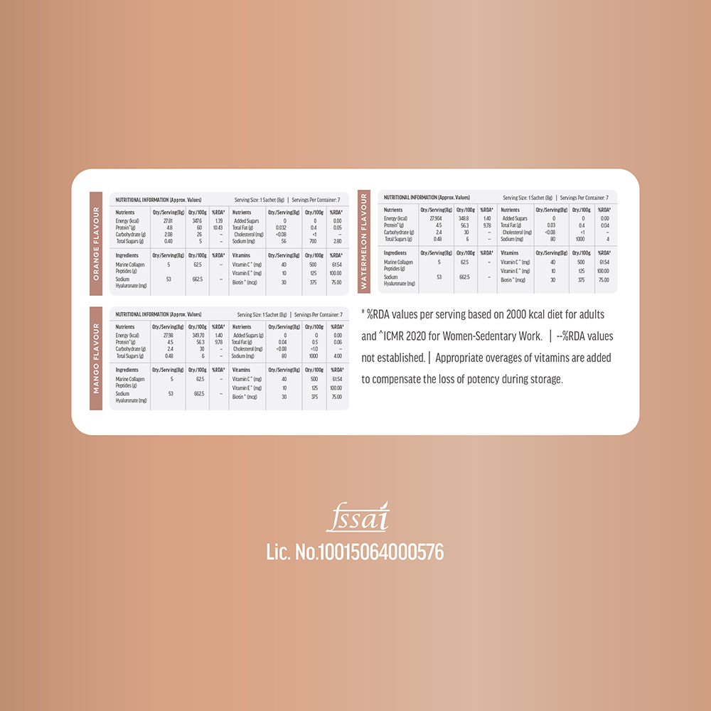 11 - HK Vitals Skin Radiance Collagen,  Marine Collagen  21 Piece(s)/Pack  Multi Flavour