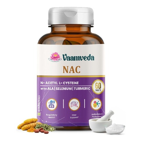 Vaamveda NAC (N-Acetyl L-Cysteine),  60 tablet(s) 