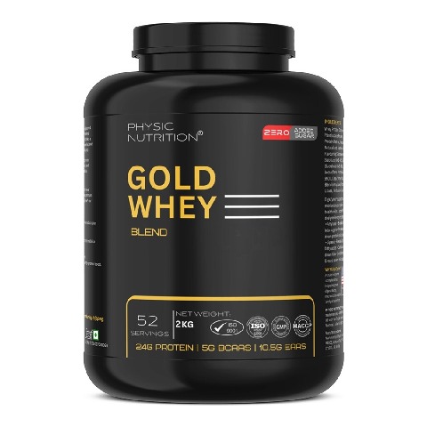 1 - Physic Nutrition Gold Whey Protein Blend, 4.4 lb Vanilla