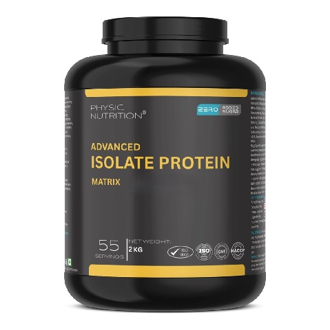 1 - Physic Nutrition Advanced Isolate Protein Matrix, 4.4 lb Strawberry
