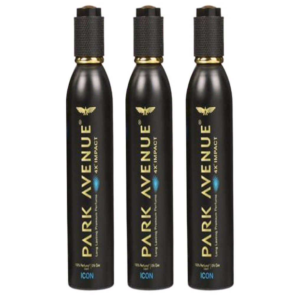 Park Avenue 4X Impact Icon Eau De Parfum,  120 ml  for Women & Men Pack of 4 