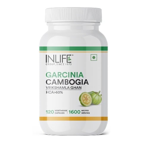 2 - INLIFE Garcinia Cambogia (60% HCA) 1600 mg, 120 capsules