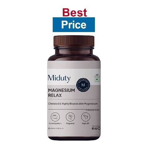 Miduty Magnesium Relax,  Unflavoured  60 capsules 