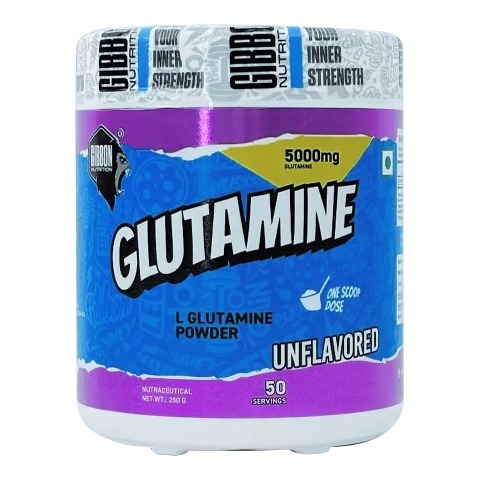 1 - Gibbon Nutrition Glutamine,  0.55 lb  Unflavoured 