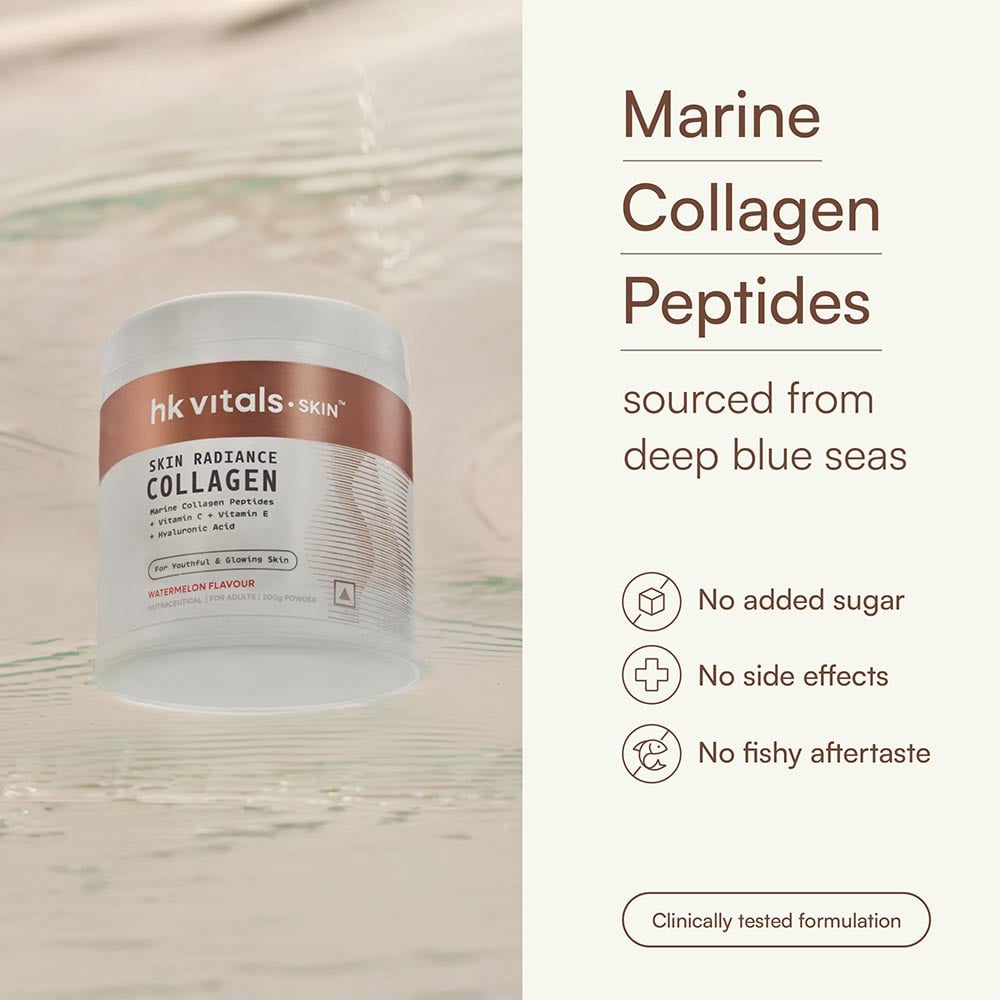 8 - HK Vitals Skin Radiance Collagen,  Marine Collagen  200 g  Watermelon