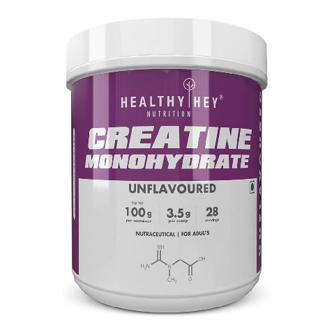 1 - HealthyHey Nutrition Creapure Creatine Monohydrate,  Unflavoured  0.22 lb 