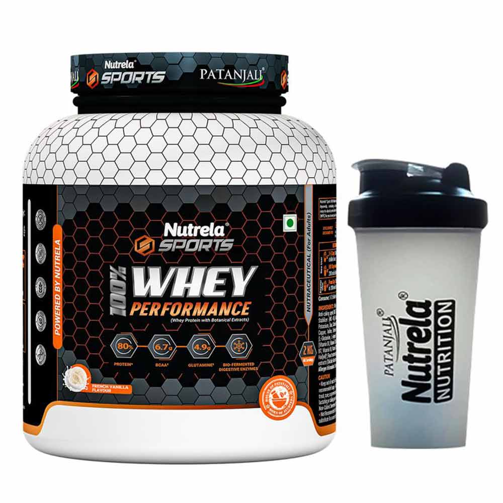 Nutrela Sports Patanjali 100% Whey Performance, 4.4 lb Chocolate Irish with Shaker-picture-13