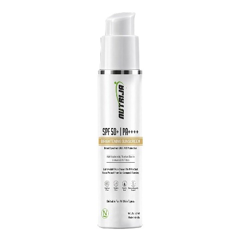 1 - NutriJa Brightening Sunscreen,  50 ml  with SPF 50+ PA++++ 