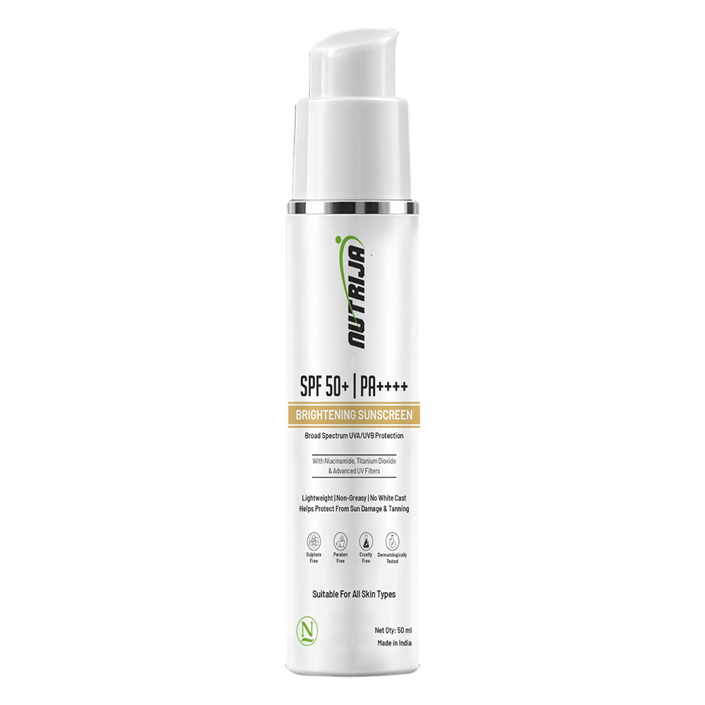 NutriJa Brightening Sunscreen,  50 ml  with SPF 50+ PA++++