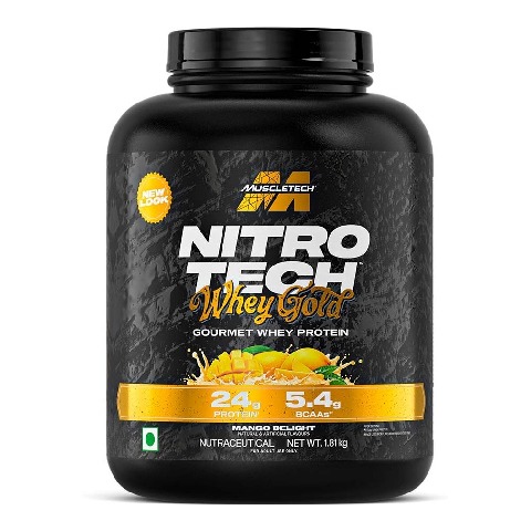 1 - MuscleTech Nitrotech Whey Gold, 3.99 lb Mango Delight