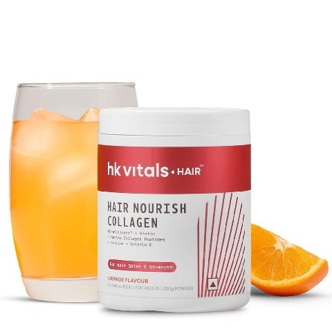 1 - HealthKart HK Vitals Hair Nourish Collagen, 250 g Orange