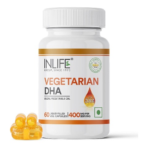 1 - INLIFE Vegetarian DHA,  60 veggie capsule(s) 
