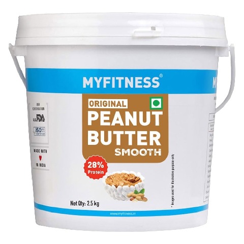 7 - Myfitness by brnd.me Original Peanut Butter,  2.5 kg  Smooth 