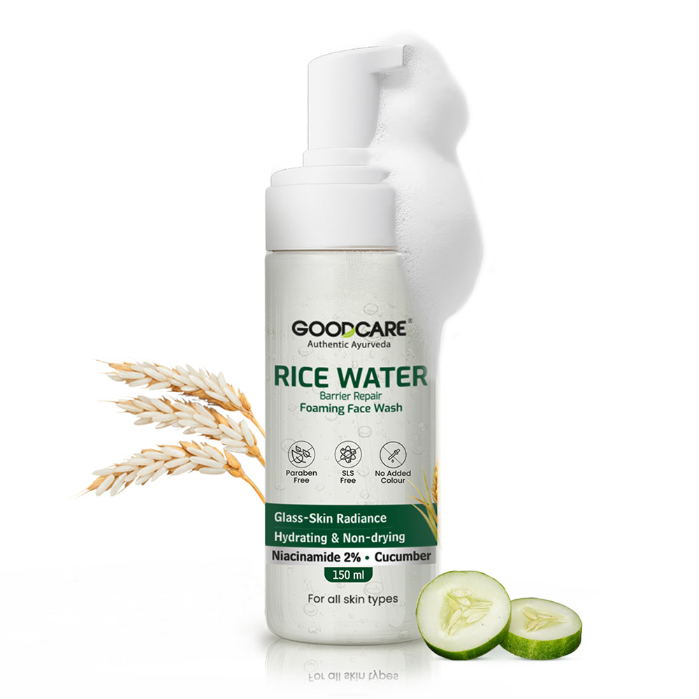 Goodcare Rice Water Foaming Face Wash, 150 ml for All Skin Types-picture-34