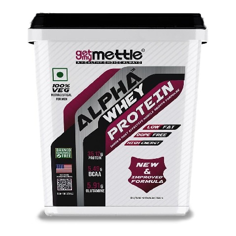1 - Getmymettle Alpha Whey Protein, 8.8 lb Belgian Chocolate