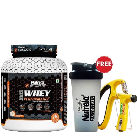 Nutrela Sports Patanjali 100% Whey Performance,  4.4 lb  French Vanilla 