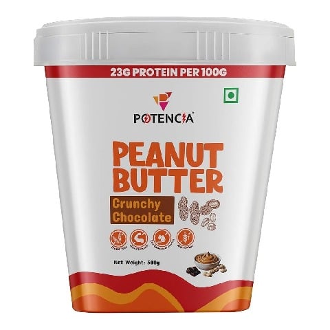 1 - Potencia Peanut Butter,  500 g  Crunchy Chocolate 