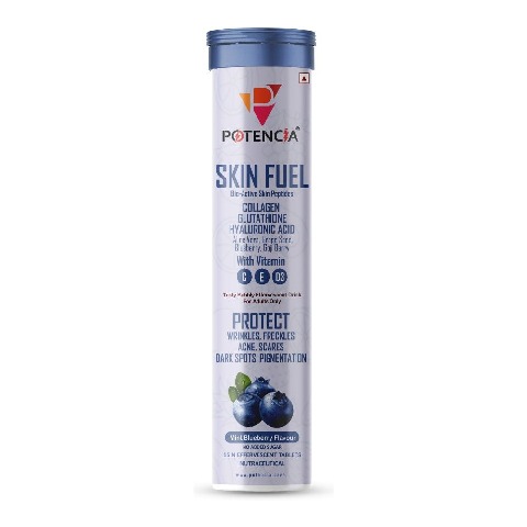 1 - Potencia Skin Fuel Effervescent,  15 tablet(s)  Mint Blueberry 