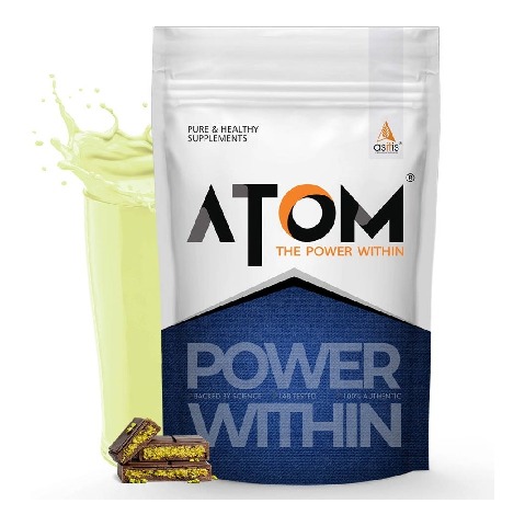 1 - AS-IT-IS Nutrition ATOM PWR Whey Protein, 2.2 lb Dubai Kunafa