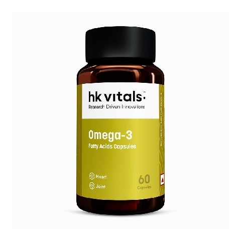 2 - HealthKart HK Vitals Omega 3 1000mg with 180mg EPA and 120mg DHA,  60 capsules 