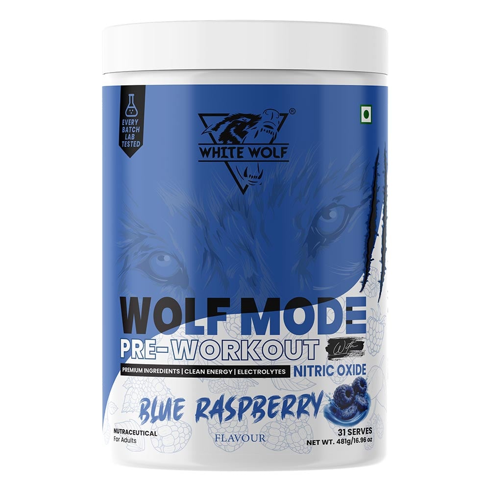 White Wolf Pre-Workout Wolf Mode, 1.06 lb Blue Raspberry-picture-7