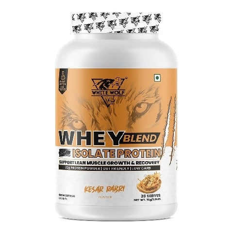 1 - White Wolf Whey Blend,  2.2 lb  Kesar Rabri 