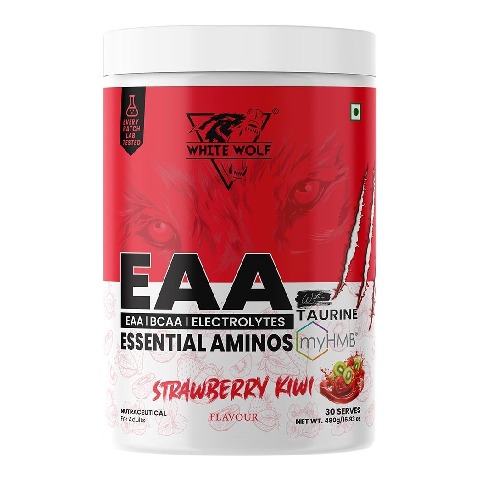 1 - White Wolf EAA, Strawberry Kiwi 1.05 lb 30 Servings