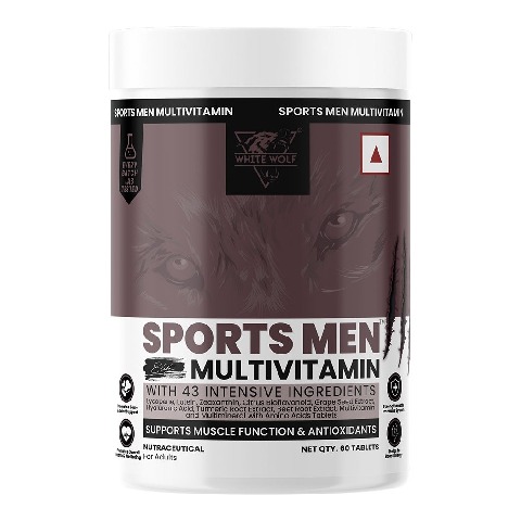 1 - White Wolf Sports Men Multivitamin, 60 tablet(s) Unflavoured