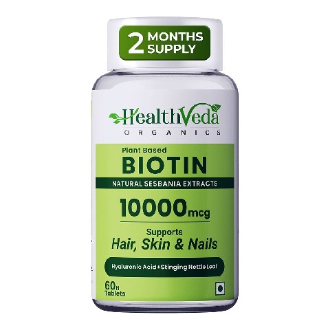 1 - Health Veda Organics Advance Biotin, 60 tablet(s) Unflavoured