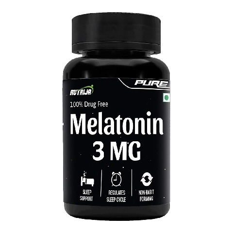 1 - NutriJa Melatonin 3mg, 60 capsules Unflavoured
