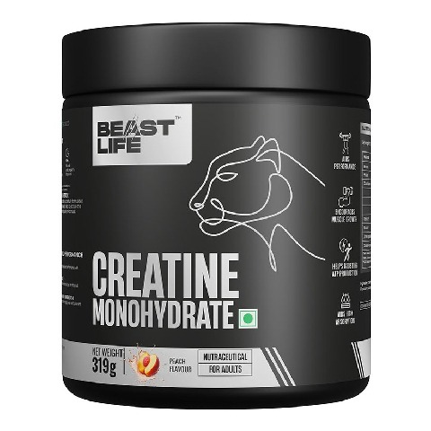 1 - BeastLife Creatine Monohydrate, Peach 0.70 lb