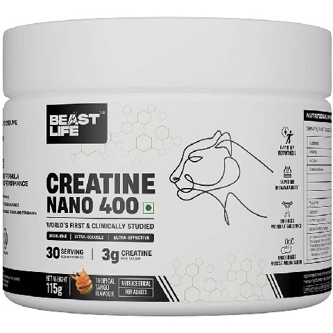 1 - BeastLife Creatine Nano 400, Tropical Tango 0.25 lb