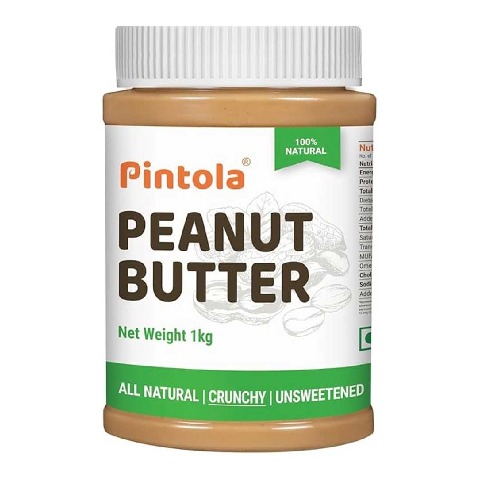 1 - Pintola All Natural Peanut Butter, 1 kg Crunchy