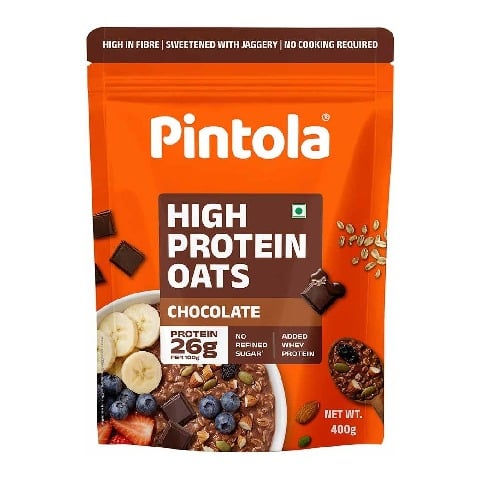 1 - Pintola High Protein Oats, 400 g Dark Chocolate
